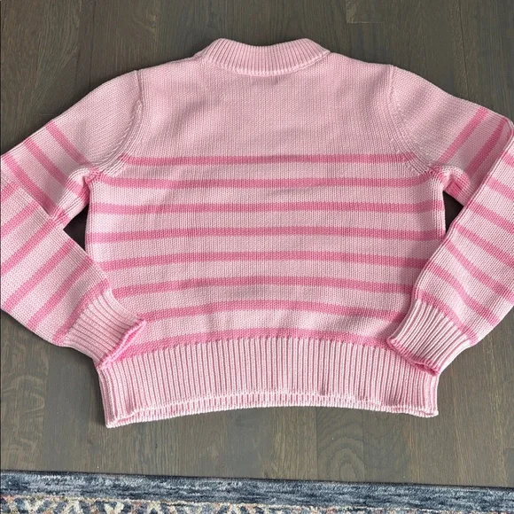 Tutto sweater 100% cotton pink lemonade combo never worn EUC - Picture 4 of 5